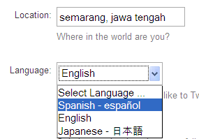language-selection