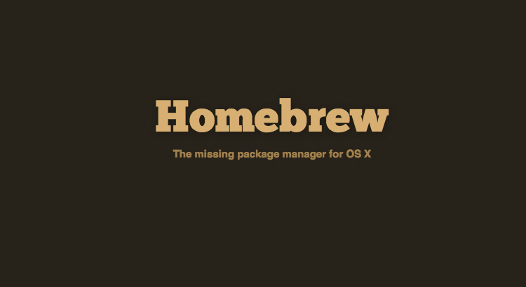 Package Management di Mac Dengan Homebrew
